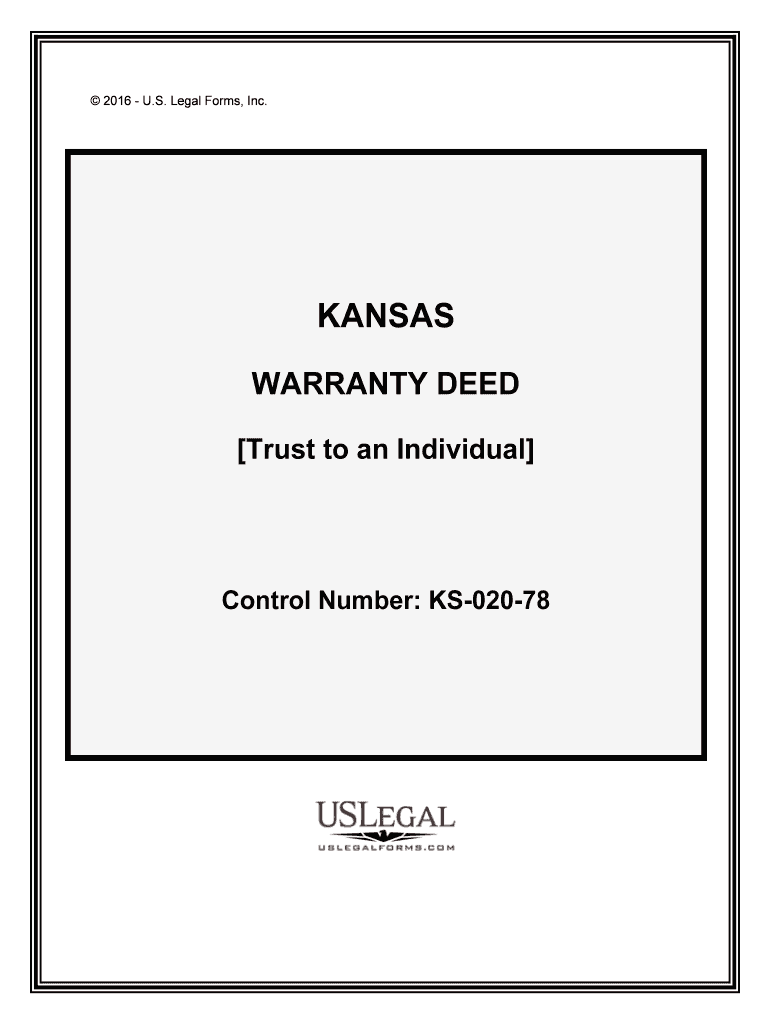 Control Number KS 020 78  Form