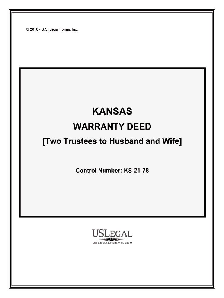 Two Trustees to Husband and Wife  Form