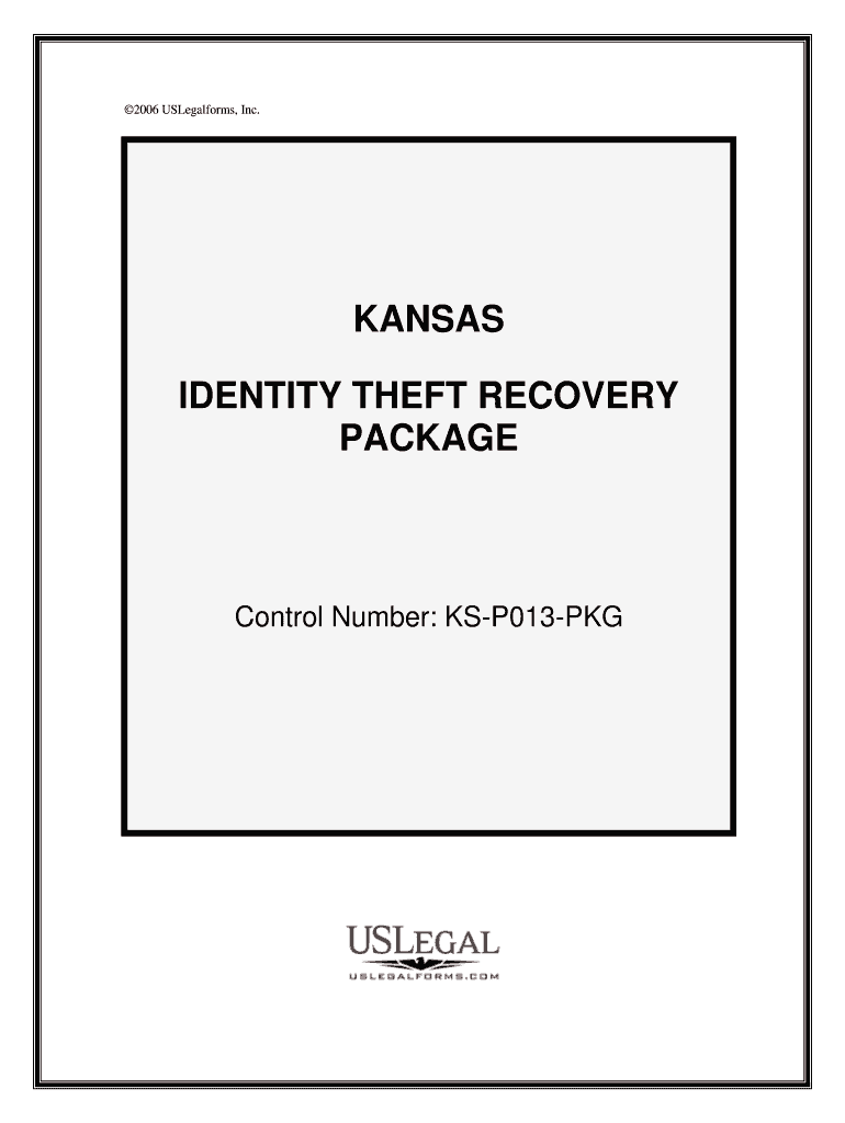 Control Number KS P013 PKG  Form