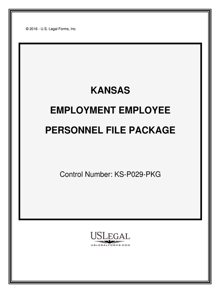 Control Number KS P029 PKG  Form