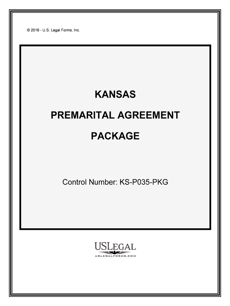 Kansas Prenuptial Agreement Form DownloadUS Legal Forms