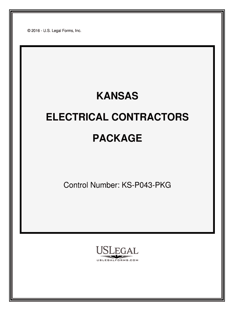 Control Number KS P043 PKG  Form