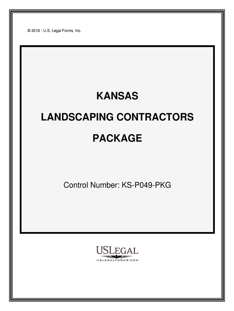 Control Number KS P049 PKG  Form