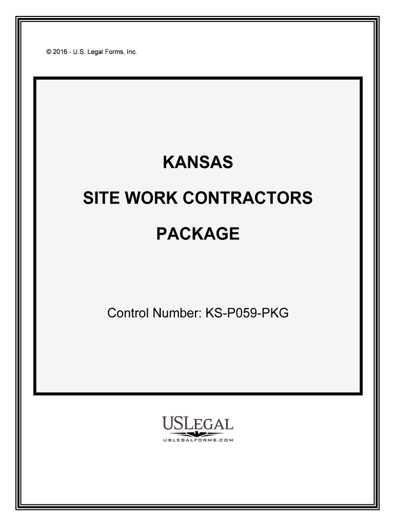 Control Number KS P059 PKG  Form