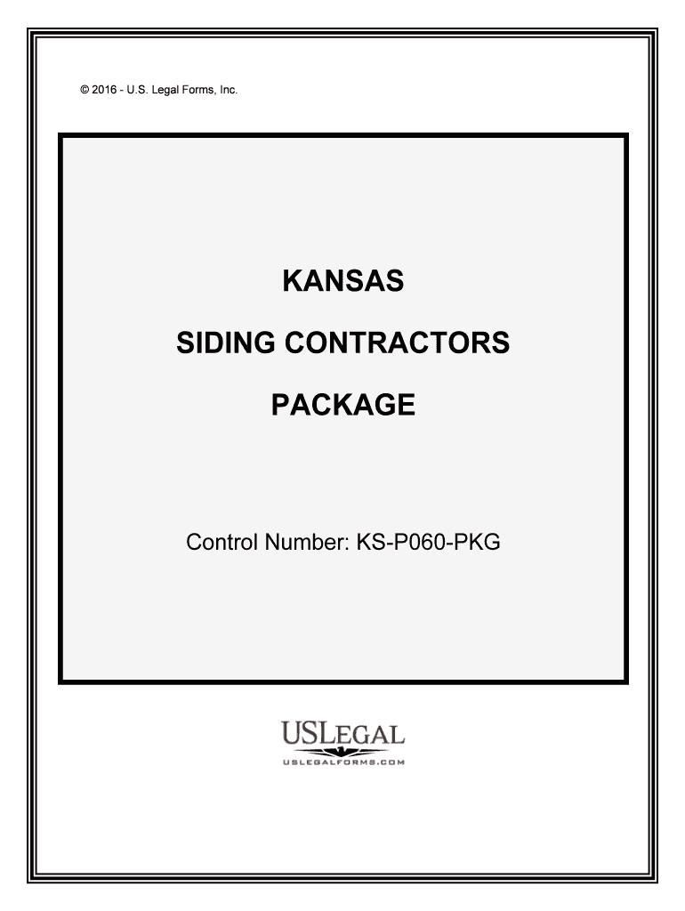 Control Number KS P060 PKG  Form