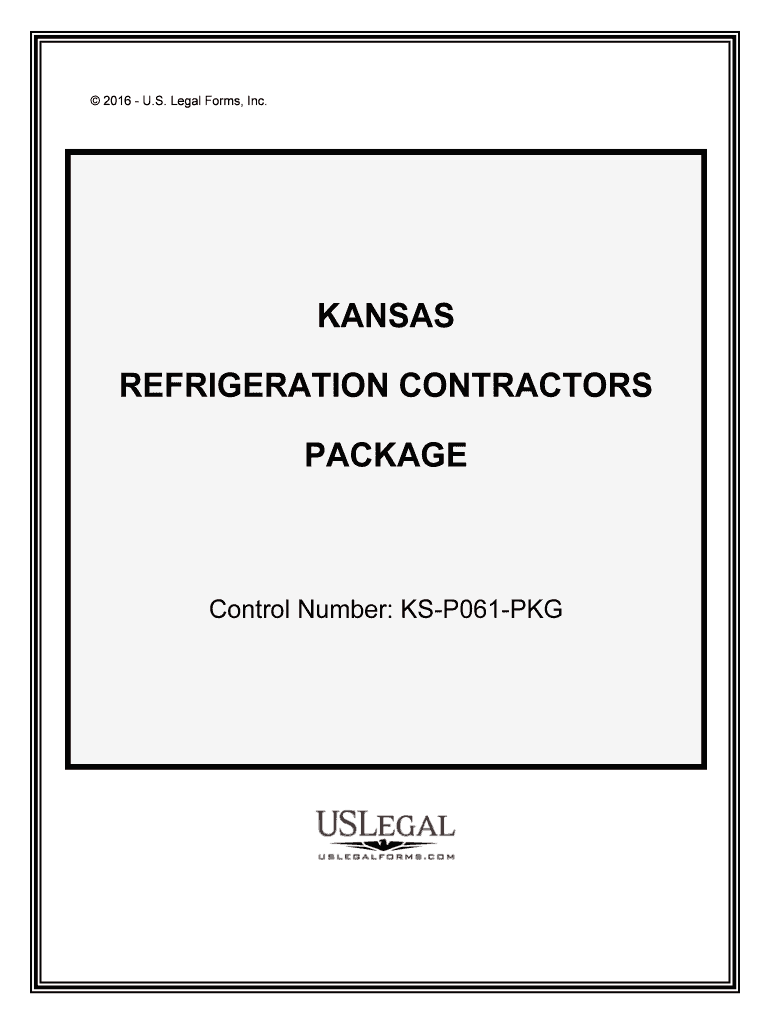 Control Number KS P061 PKG  Form