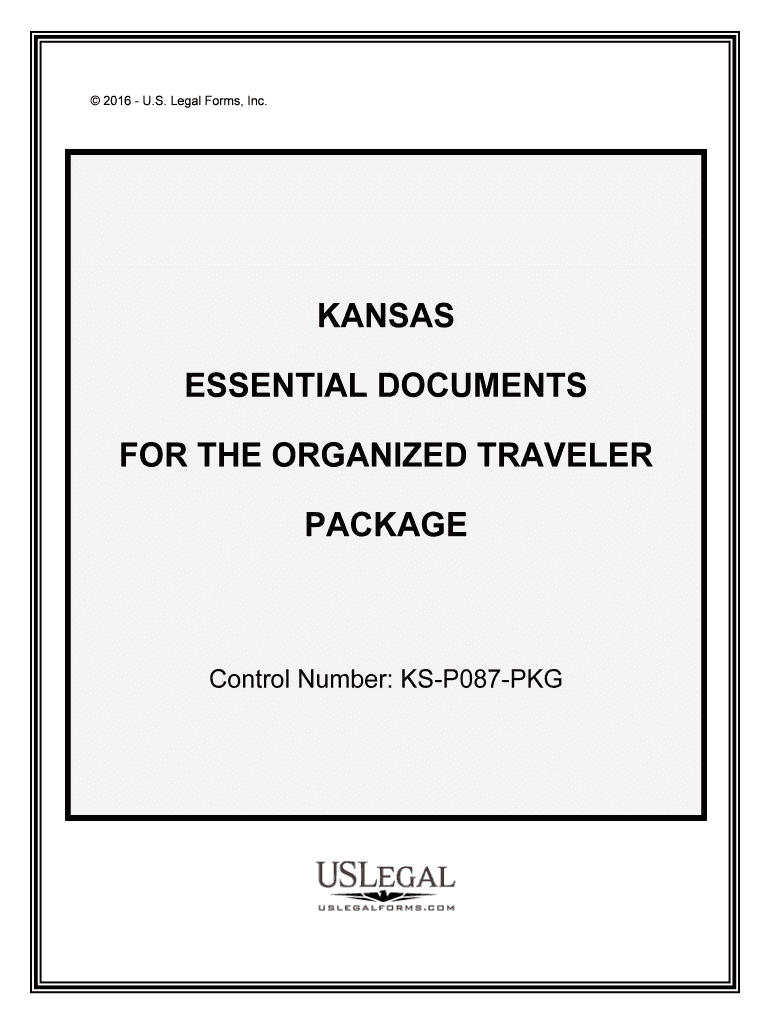 Control Number KS P087 PKG  Form
