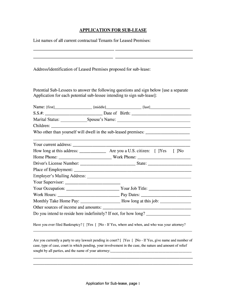 Driver's License Number State  Form