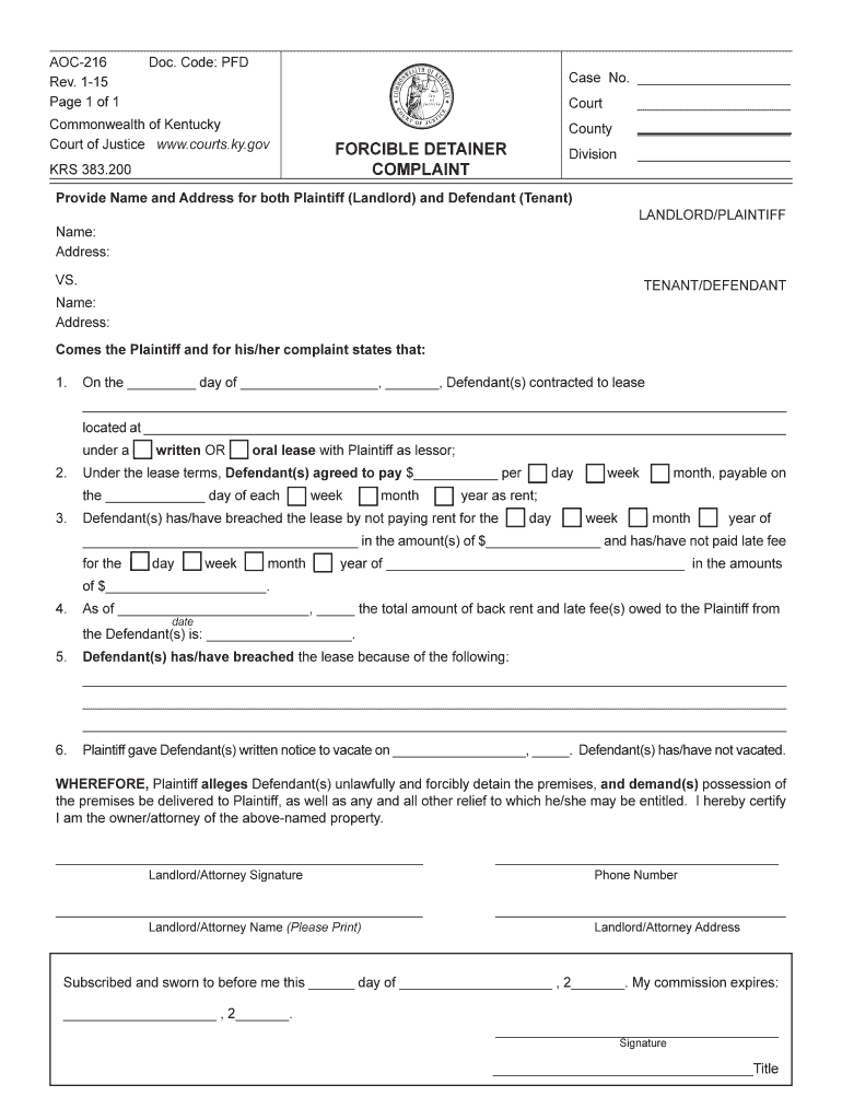 Code PFD  Form