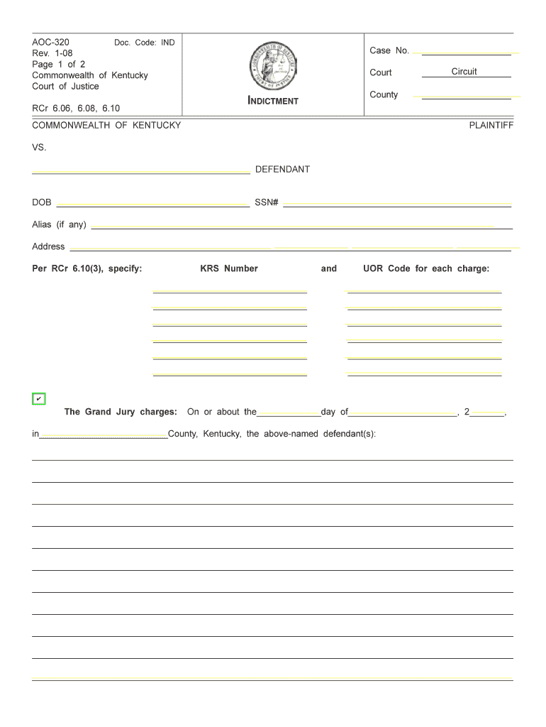 Code IND  Form