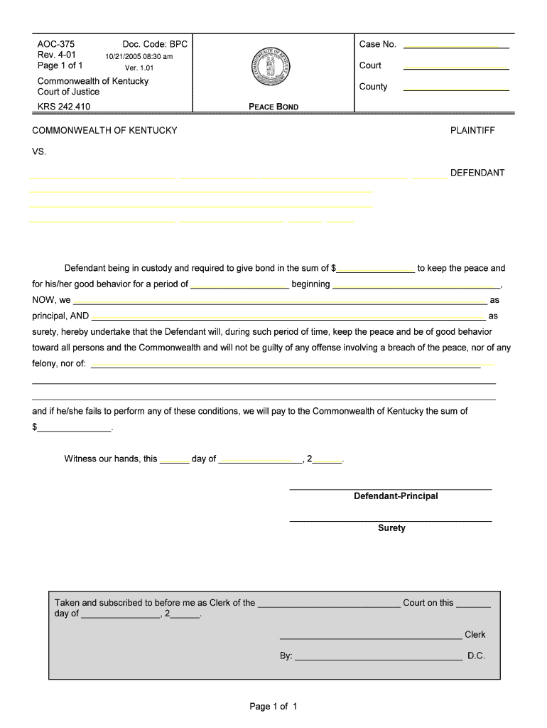 Code BPC  Form