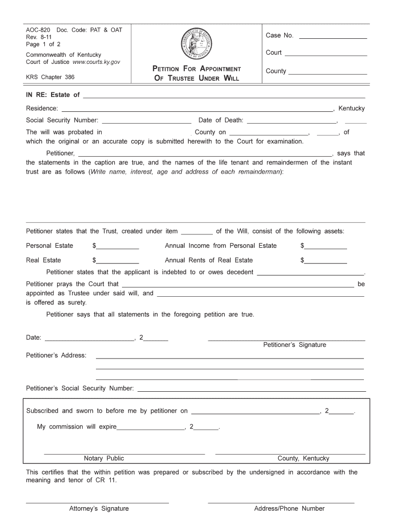 Application for Appointment of Fiduciary for Disabled Persons  Form