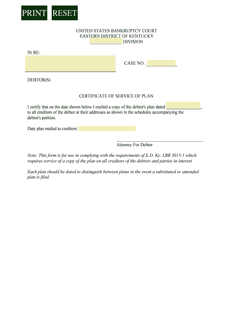 Bankruptcy Forms Eastern District of Virginia United States