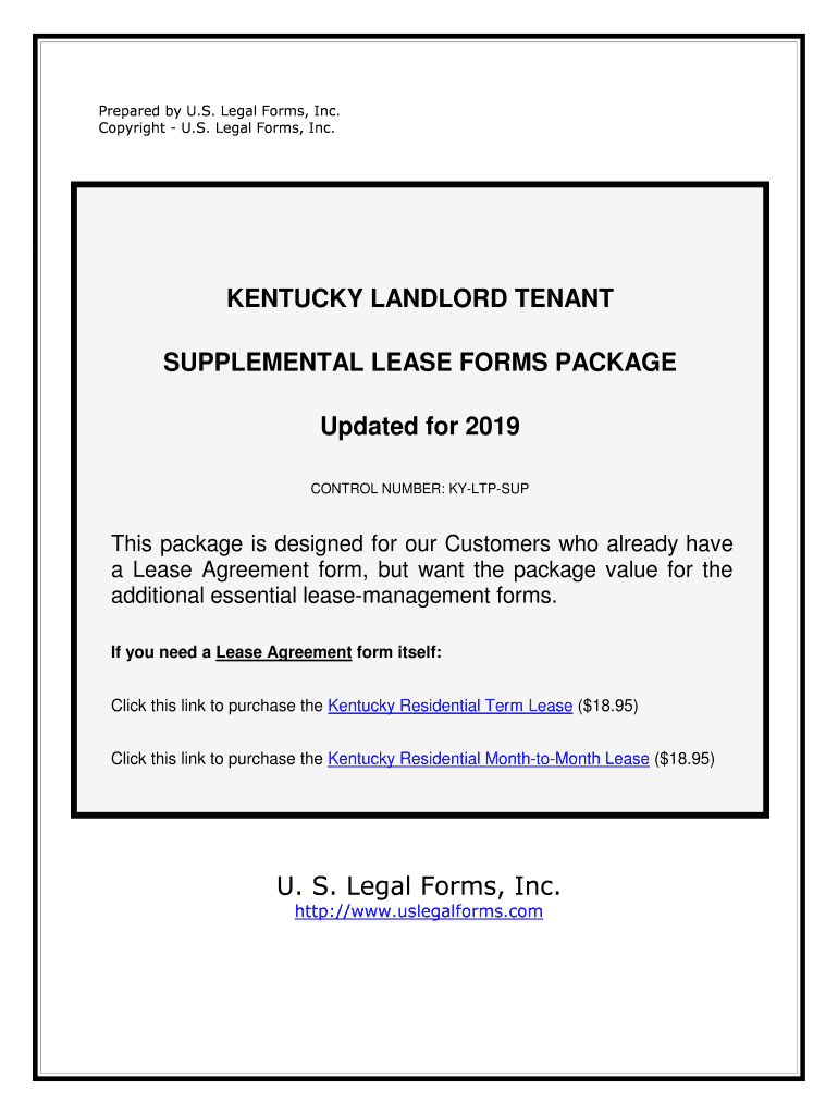 KENTUCKY LANDLORD TENANT  Form