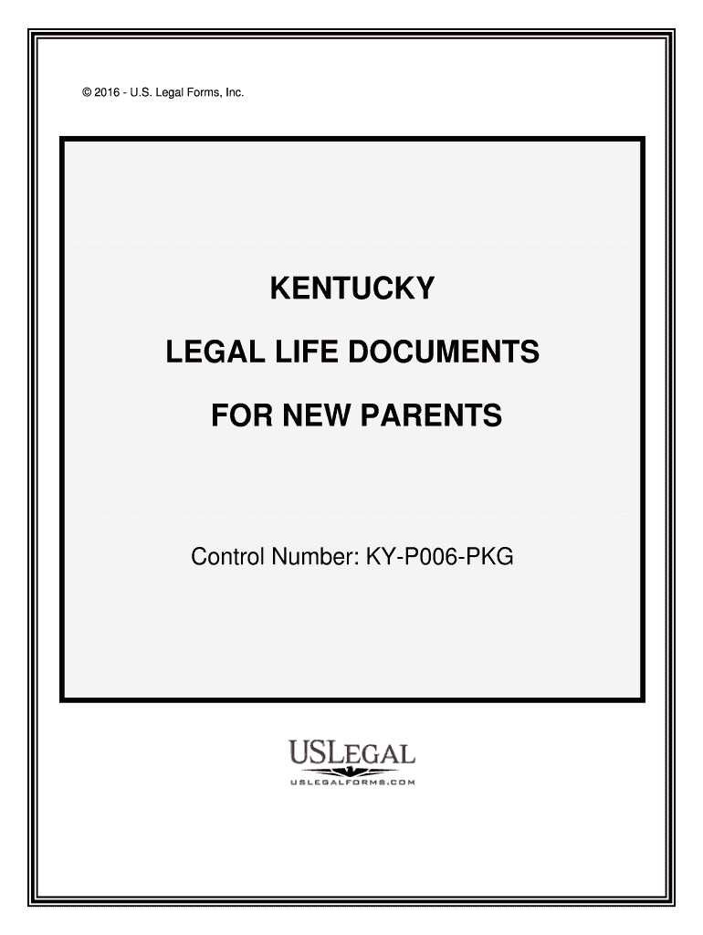 Control Number KY P006 PKG  Form