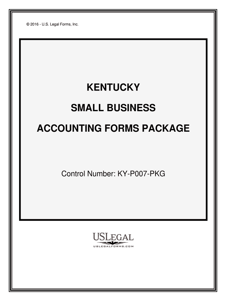 Control Number KY P007 PKG  Form