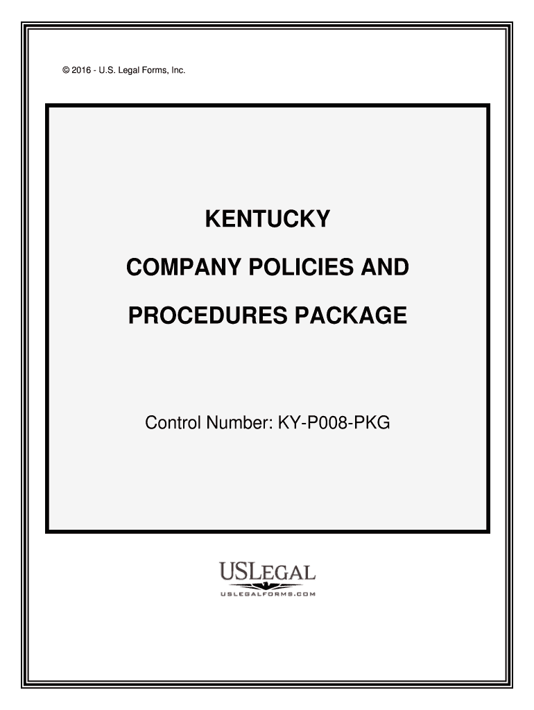 Control Number KY P008 PKG  Form