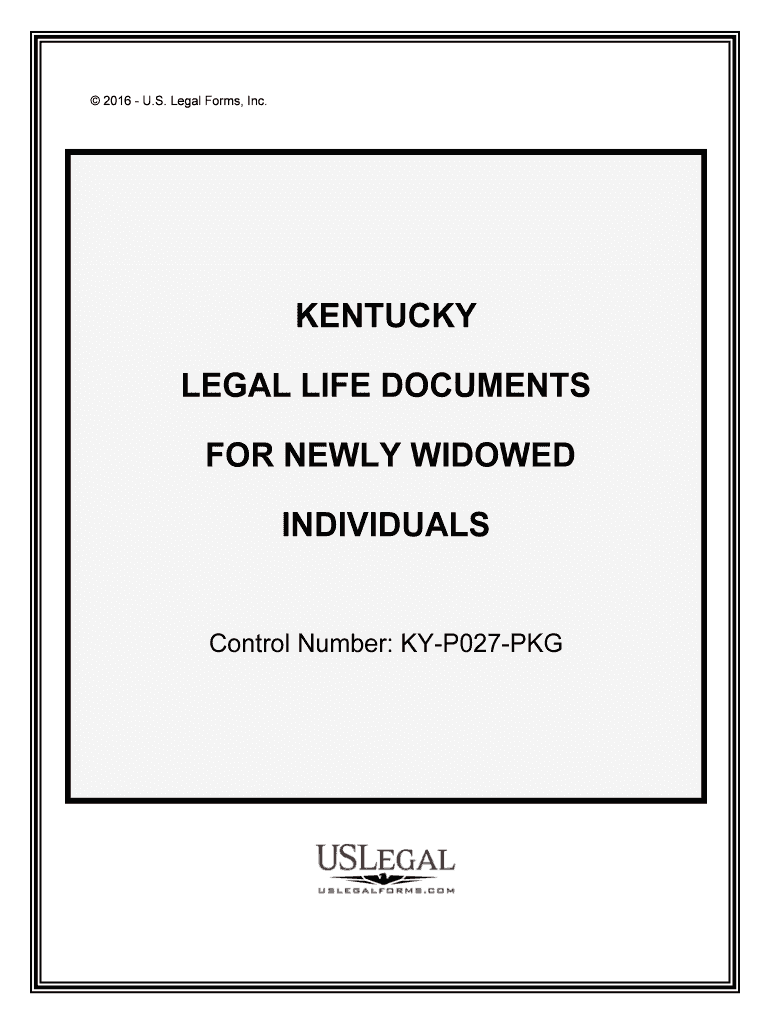 Control Number KY P027 PKG  Form