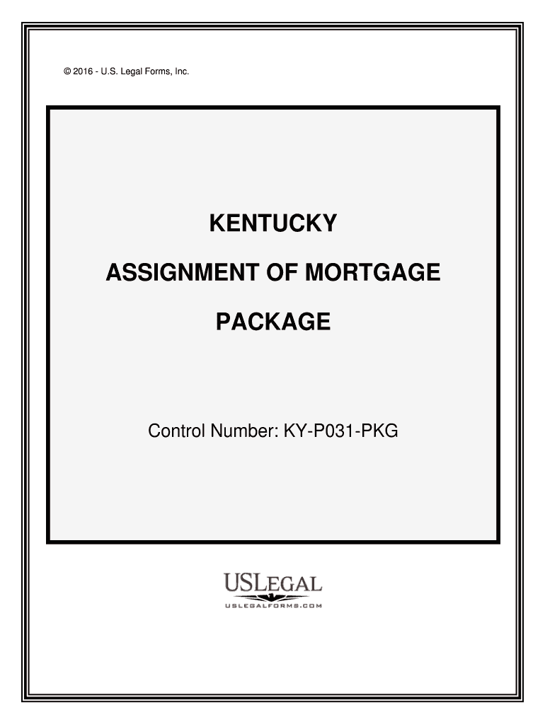 Control Number KY P031 PKG  Form