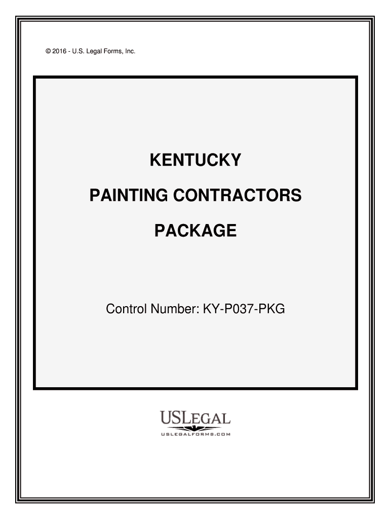 Control Number KY P037 PKG  Form