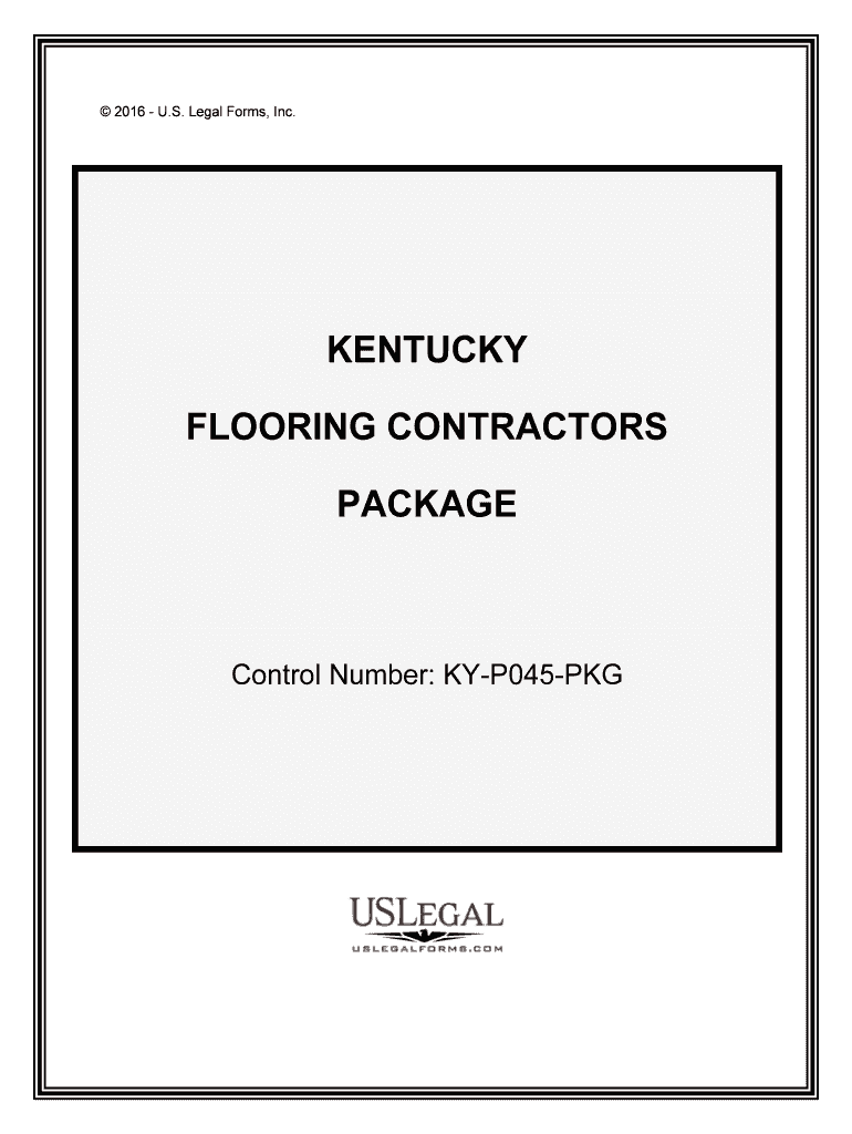 Control Number KY P045 PKG  Form