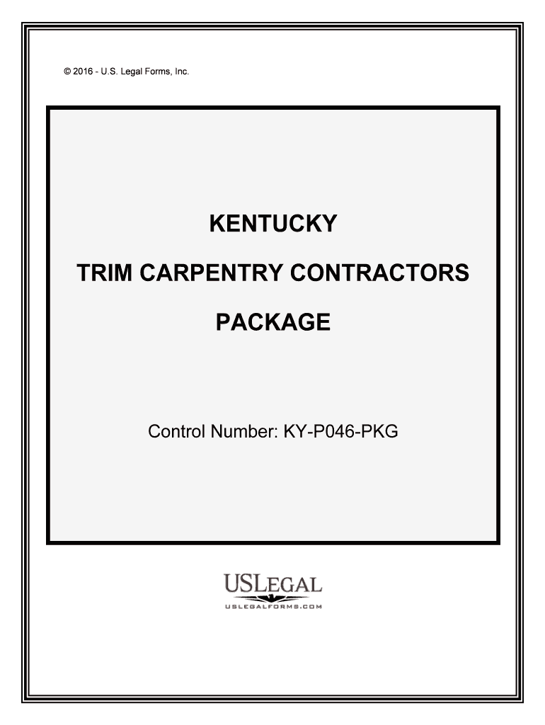 Control Number KY P046 PKG  Form