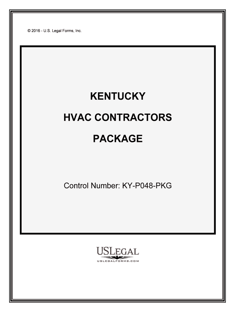 Control Number KY P048 PKG  Form