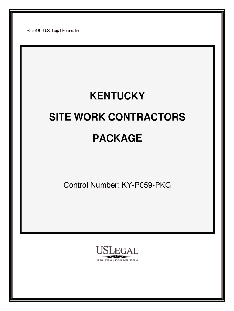 Control Number KY P059 PKG  Form