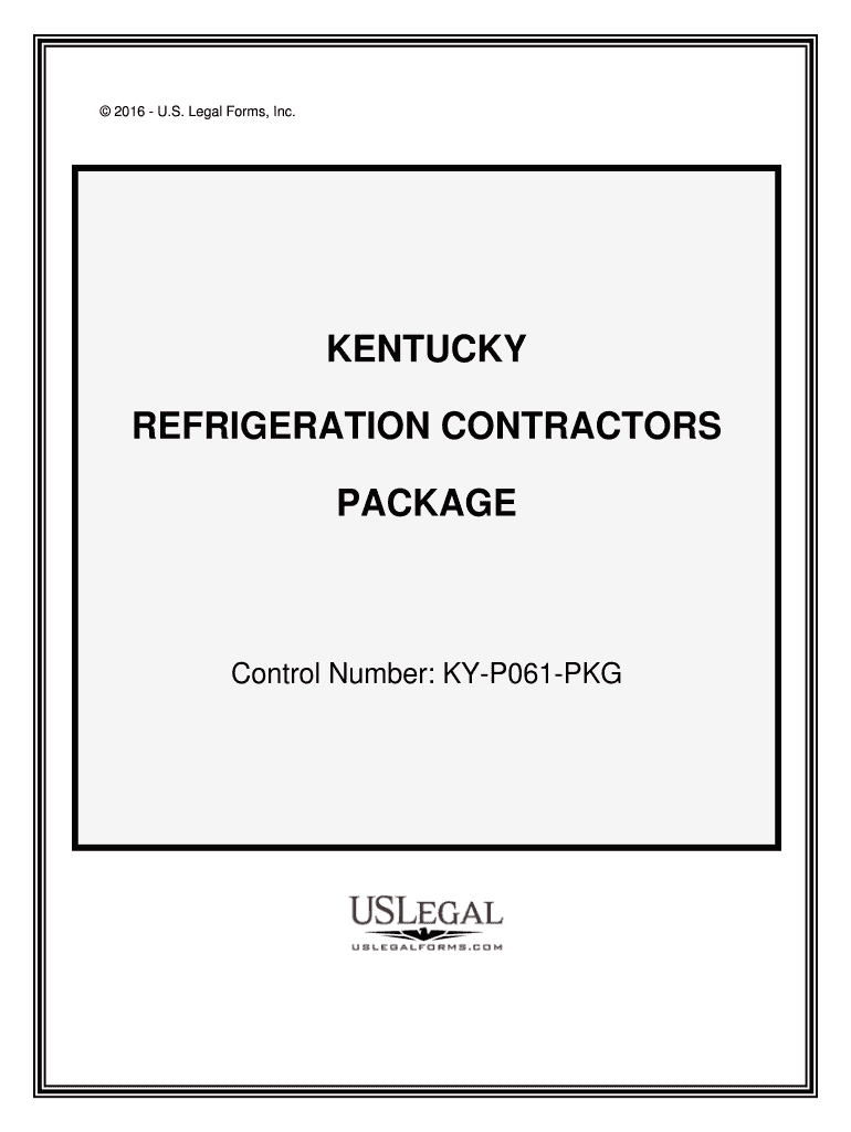 Control Number KY P061 PKG  Form