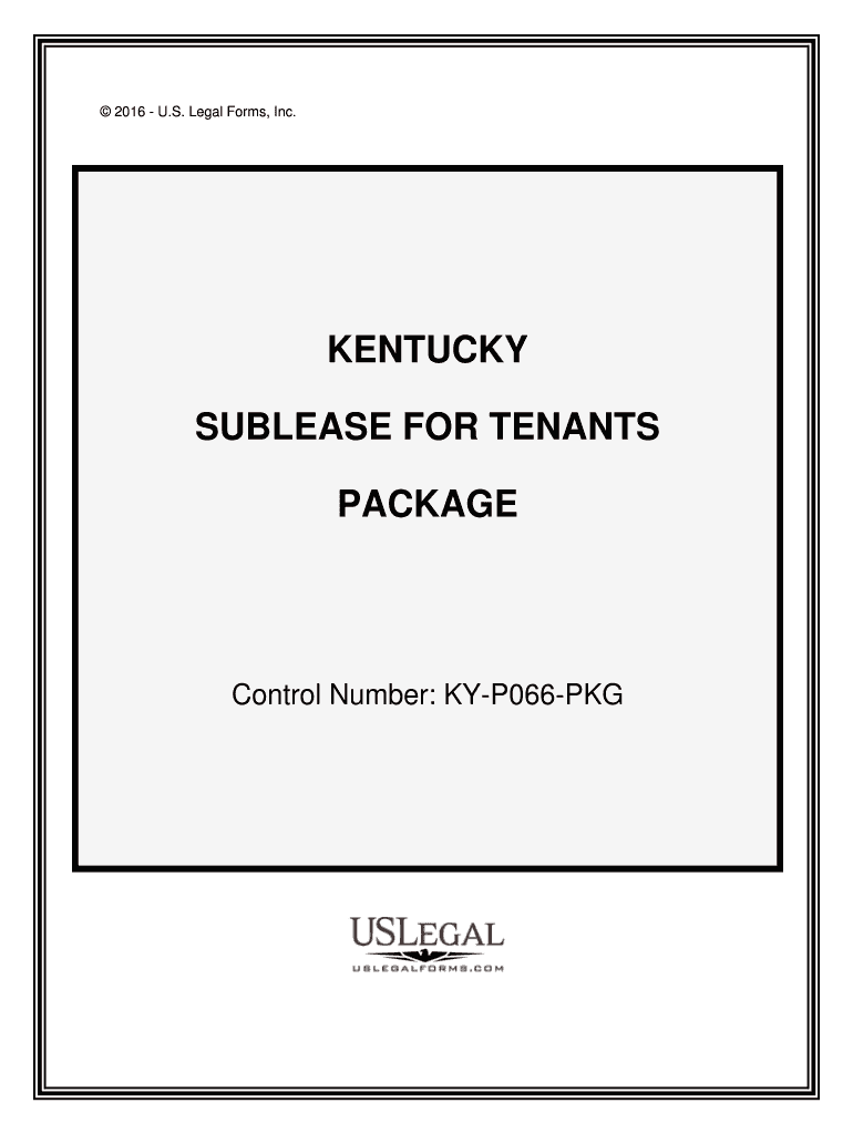 Control Number KY P066 PKG  Form