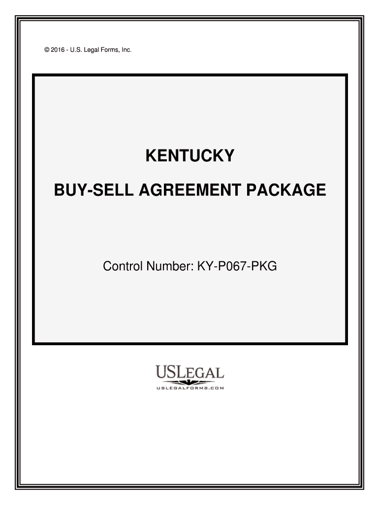 Control Number KY P067 PKG  Form