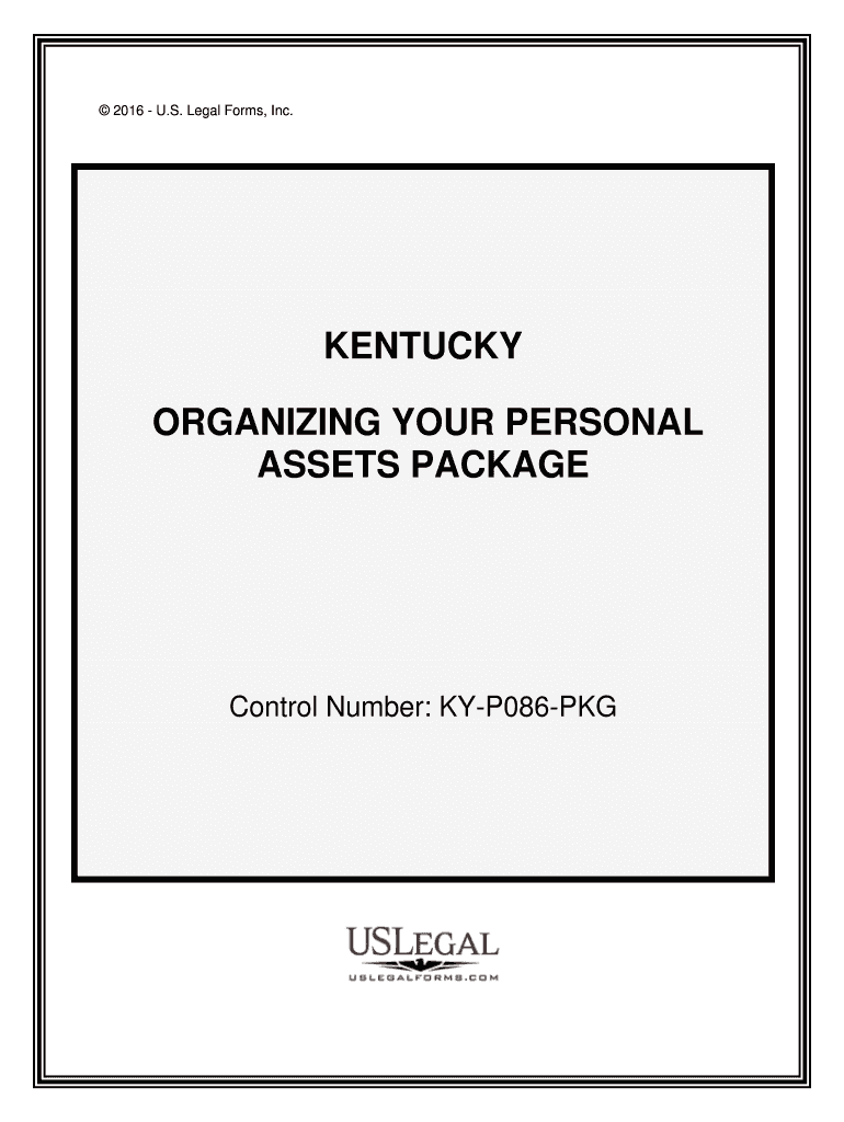 Control Number KY P086 PKG  Form