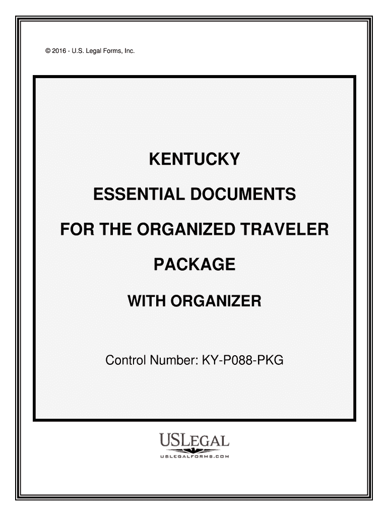 Control Number KY P088 PKG  Form