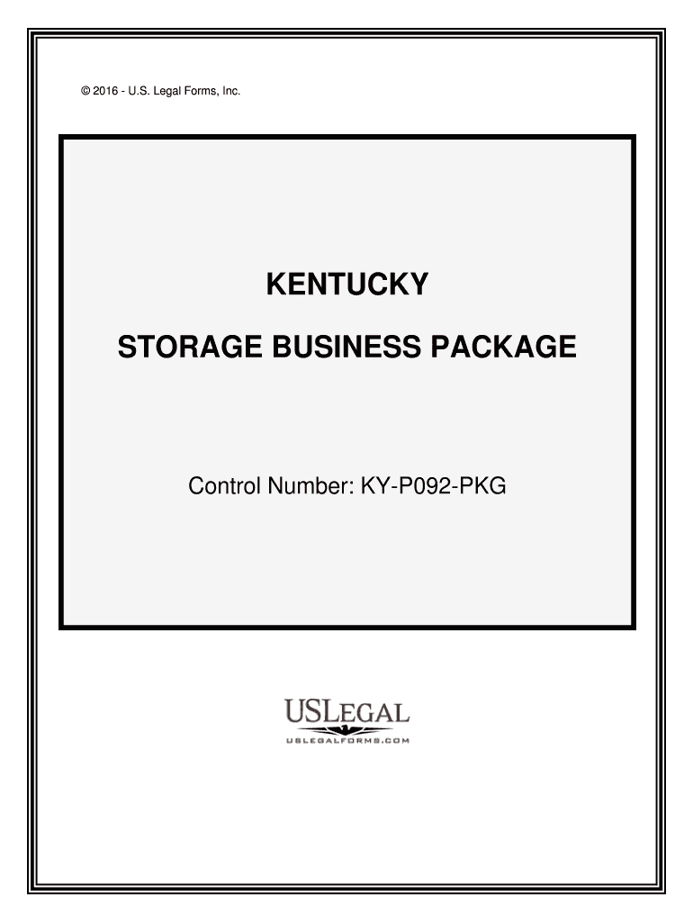 Control Number KY P092 PKG  Form