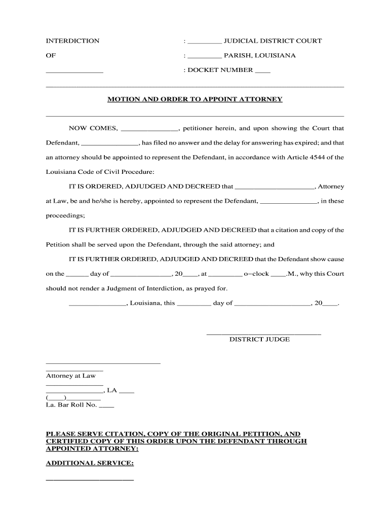 DOCKET NUMBER  Form