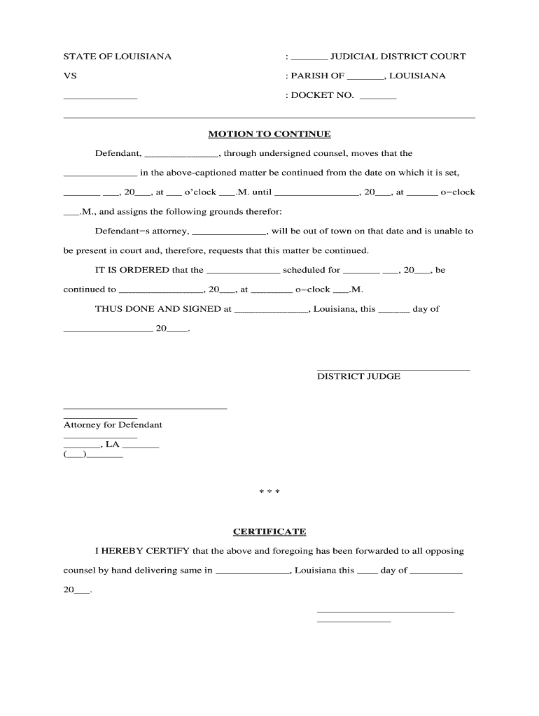 State of Louisiana V Mario T Willis Louisiana  Form