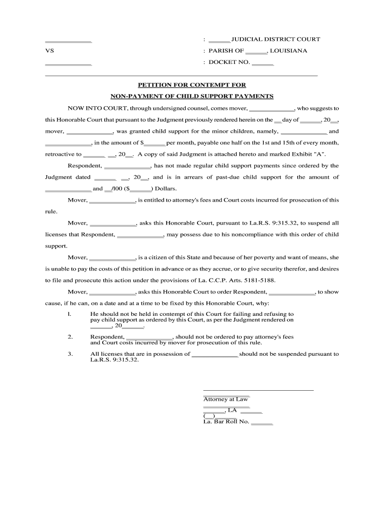 How to File a Motion for ContemptUS Legal Forms