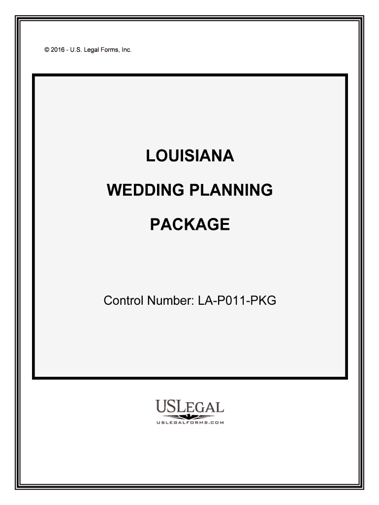 Control Number LA P011 PKG  Form