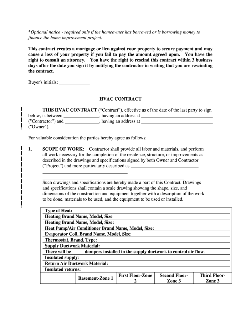 Fill and Sign the Optional Notice Required Only If the Homeowner Has Borrowed or is Borrowing Money to Form