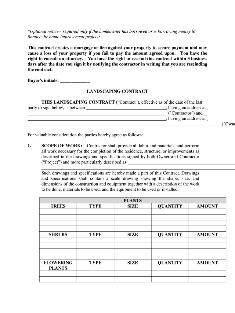 Notice to Contractors Regarding New Requirements for Home  Form