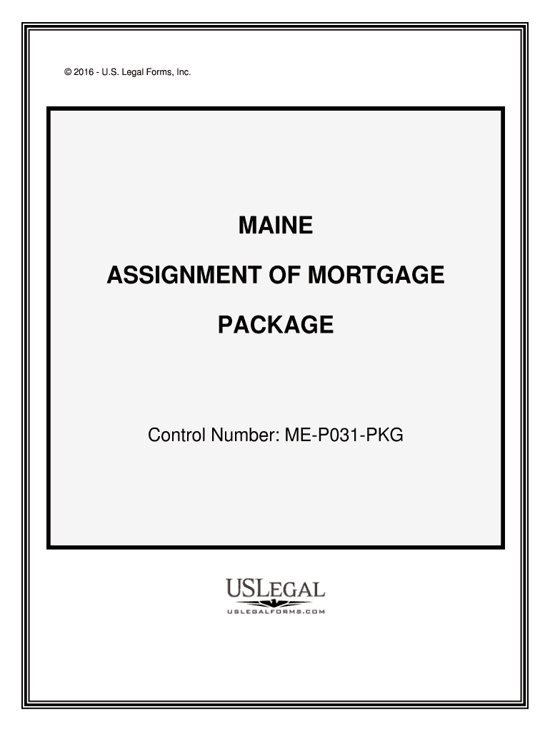 Control Number ME P031 PKG  Form
