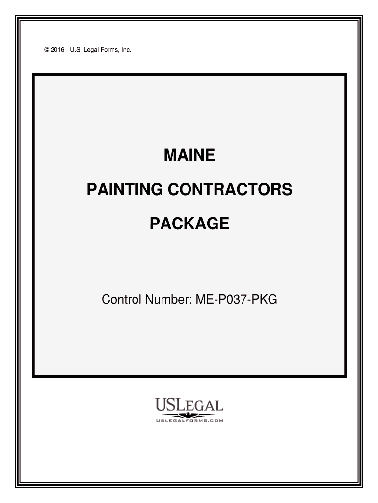 Painting Contractor PDF &amp;amp; Paper Forms Act Contractors Forms