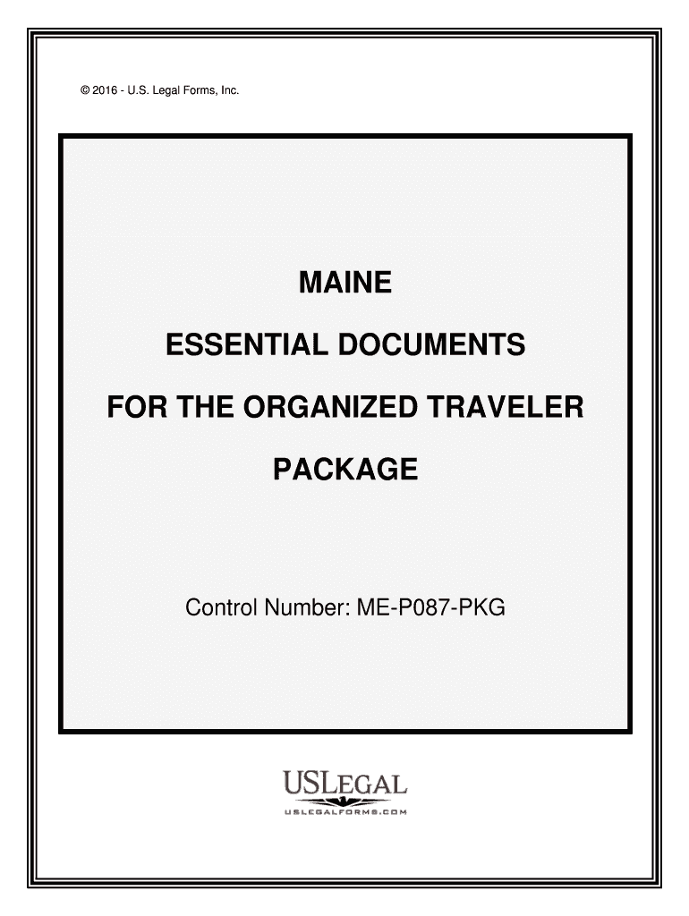 This Package is an Important Tool to Help You Organize Your Legal Affairs as You Prepare  Form