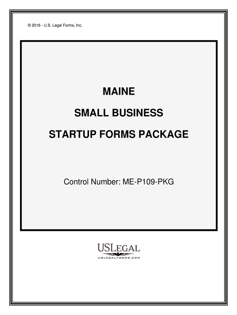 Control Number ME P109 PKG  Form