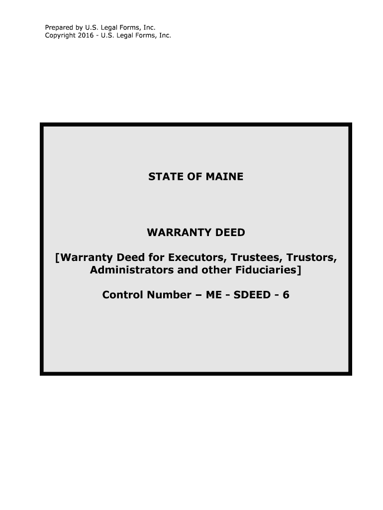 Maine Warranty Deed FormsDeeds Com