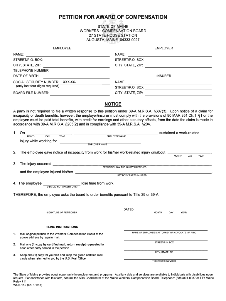 Form WCB 190A Download Fillable PDF, Provider's Petition