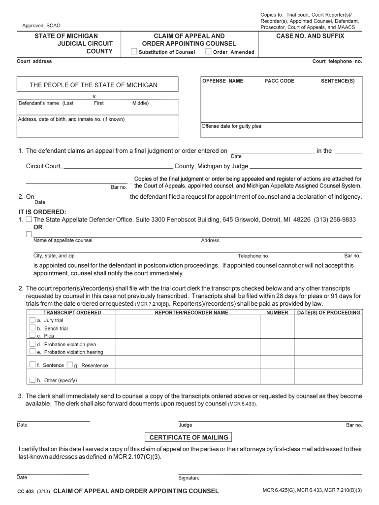 Manual for Court Reporters and Recorders Michigan Courts  Form