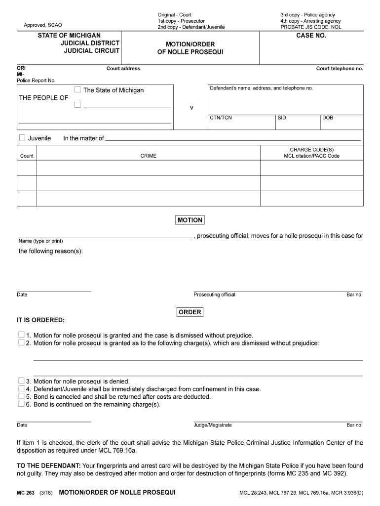 MIPolice Report No  Form