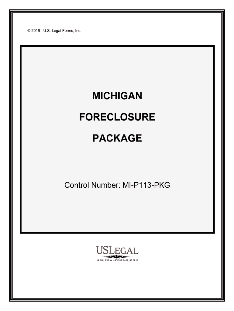 Get and Sign Foreclosure and Eviction for HomeownersMichigan Legal Help  Form