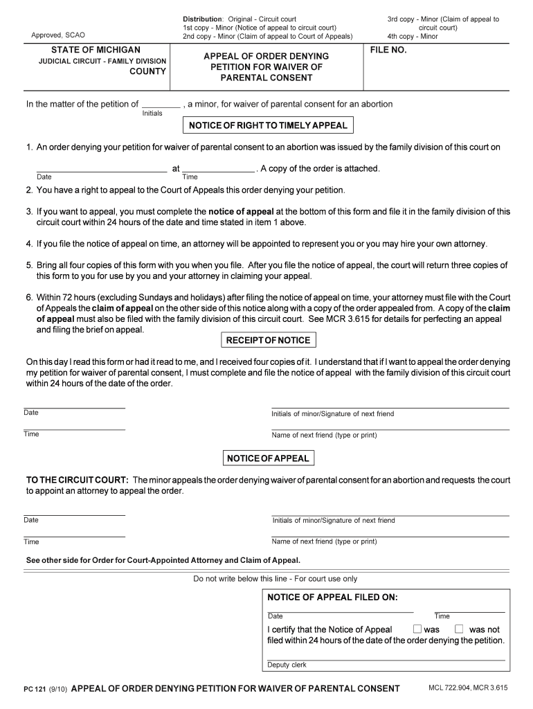 Sample Circuit Court Forms and Instructions